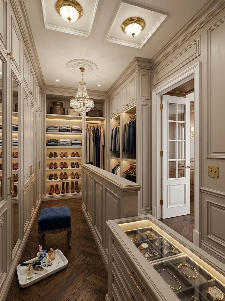 Design de interiores em estilo Classic — wardrobe por GenRoom AI