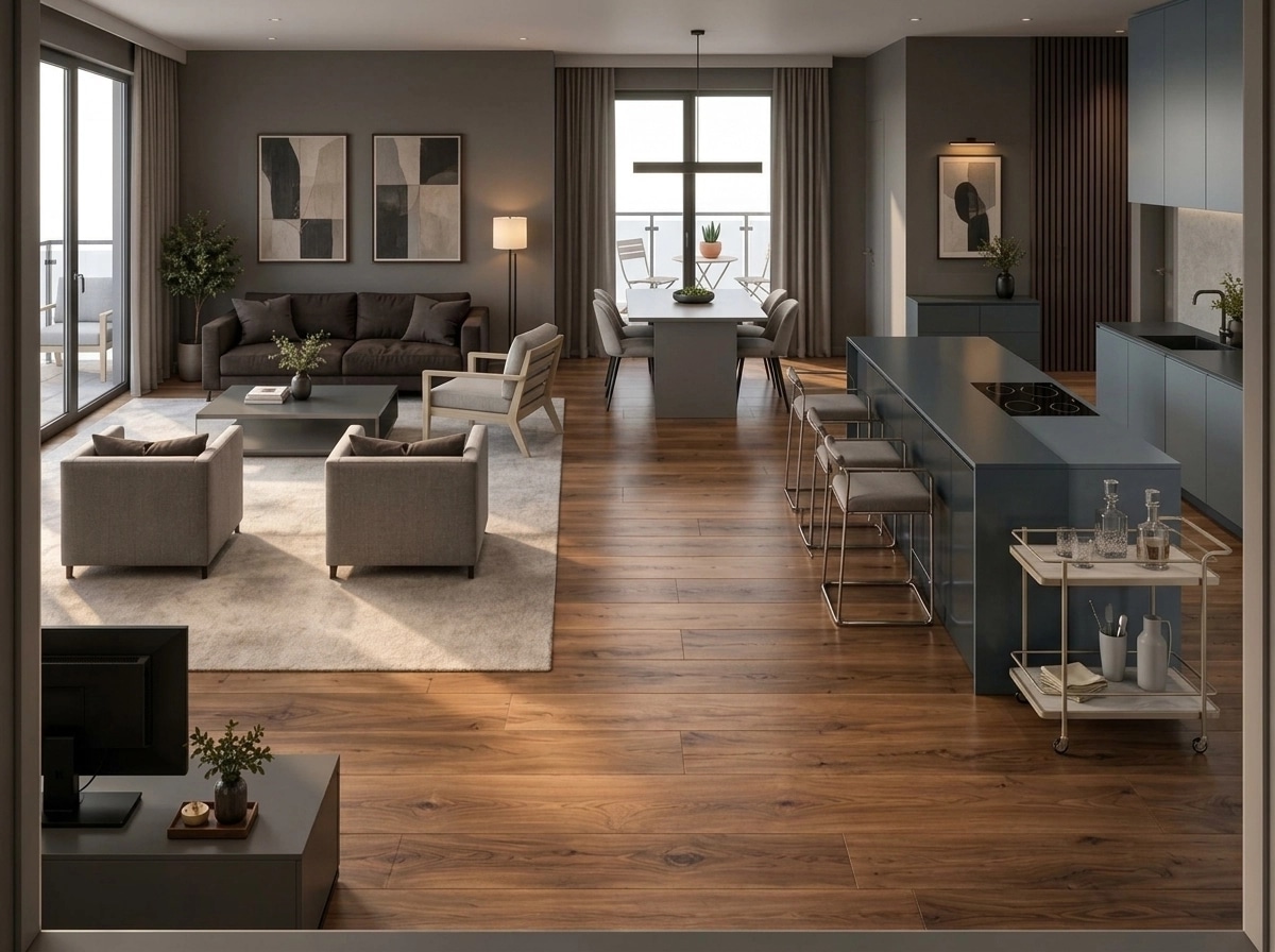 Interior design in Contemporary style — Living Room by GenRoom AI