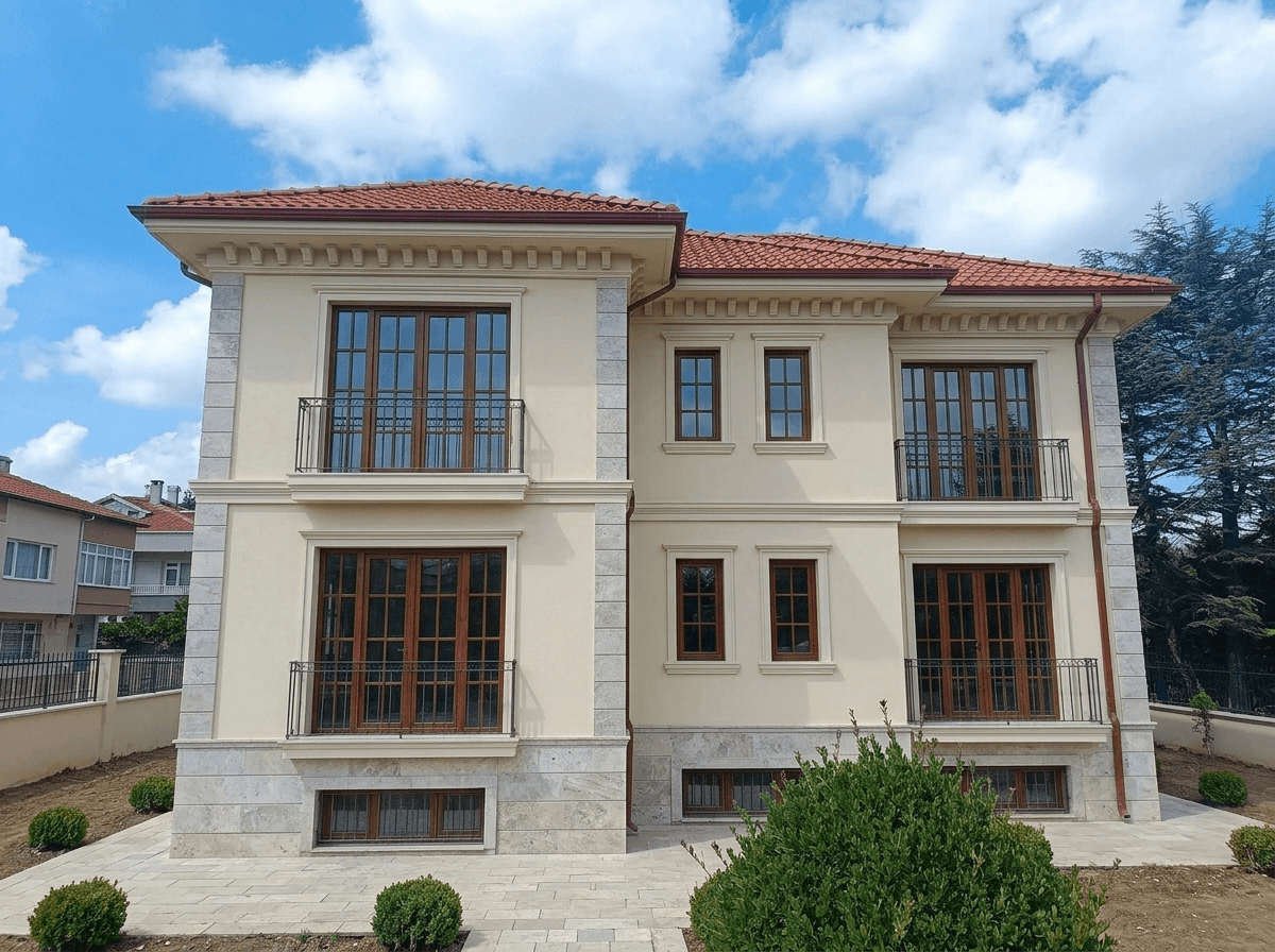 Facade design in Classic Facade style — photo by GenRoom AI