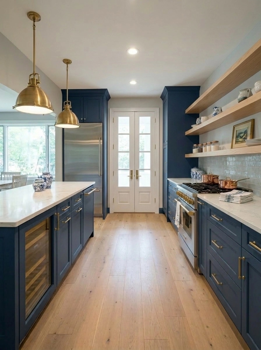 Interior design in Coastal / Hamptons style — Kitchen by GenRoom AI