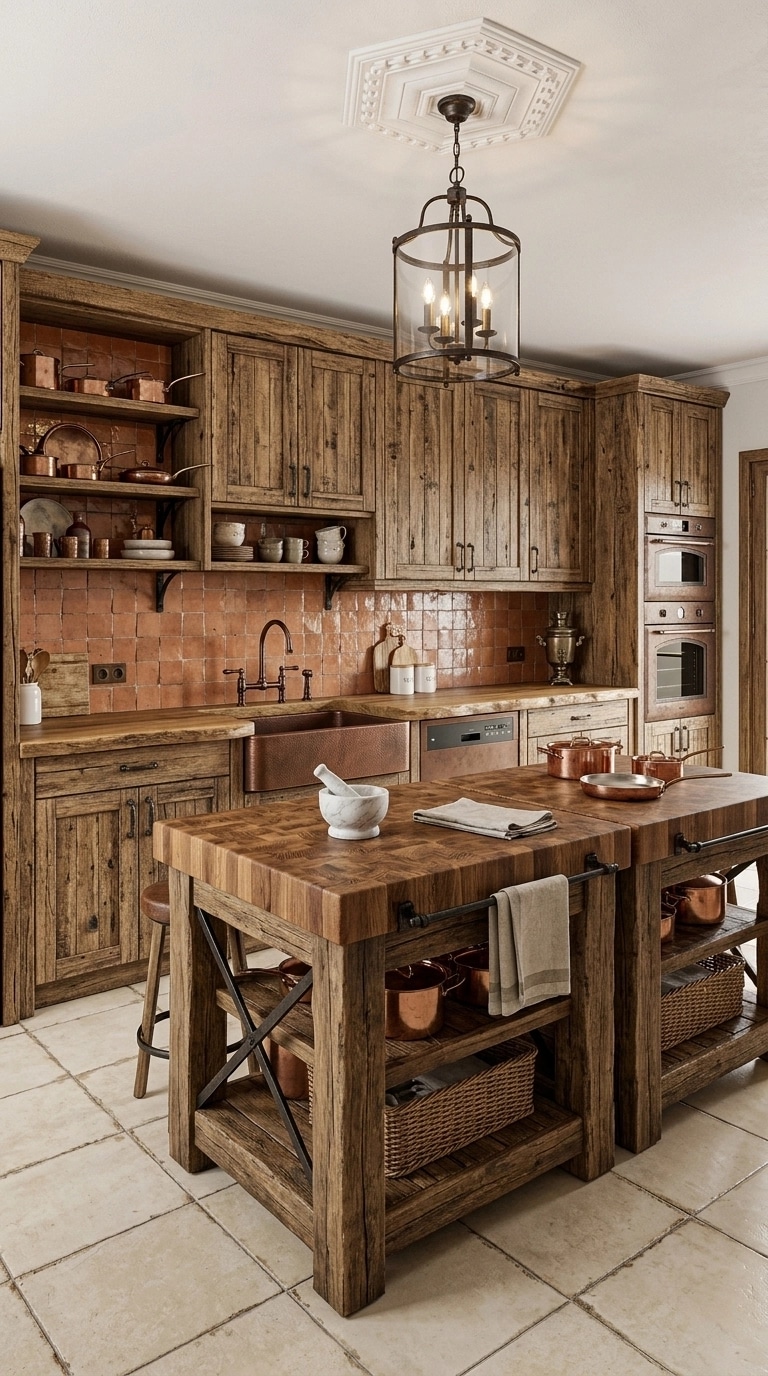 Rustic Kitchen design — interior photo by GenRoom AI