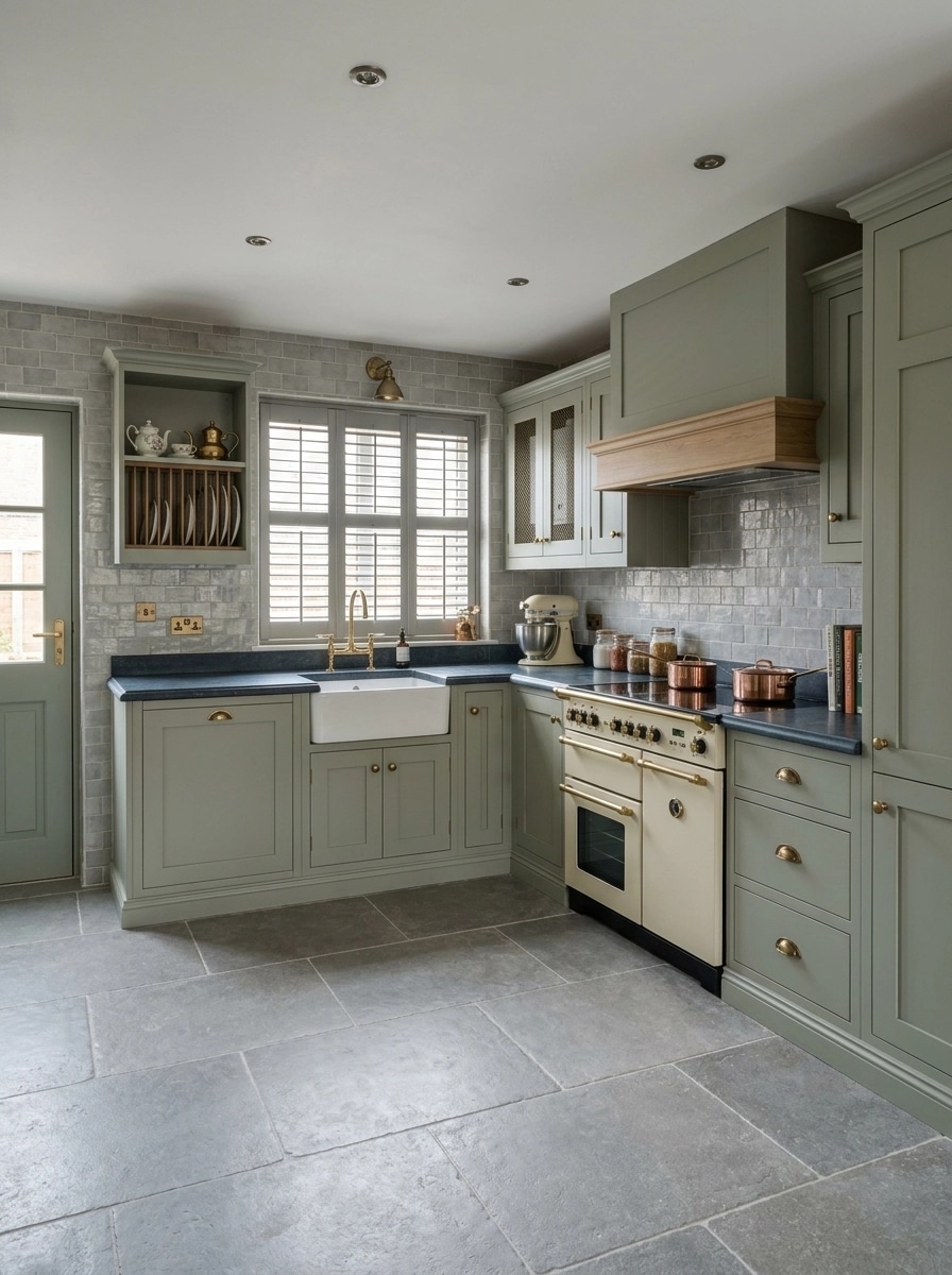 British Kitchen design — interior photo by GenRoom AI