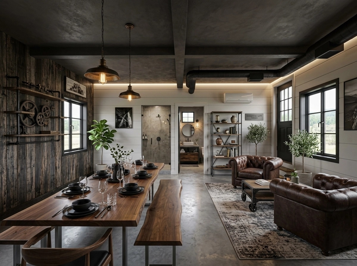 Interior design in Loft / Industrial style — other by GenRoom AI