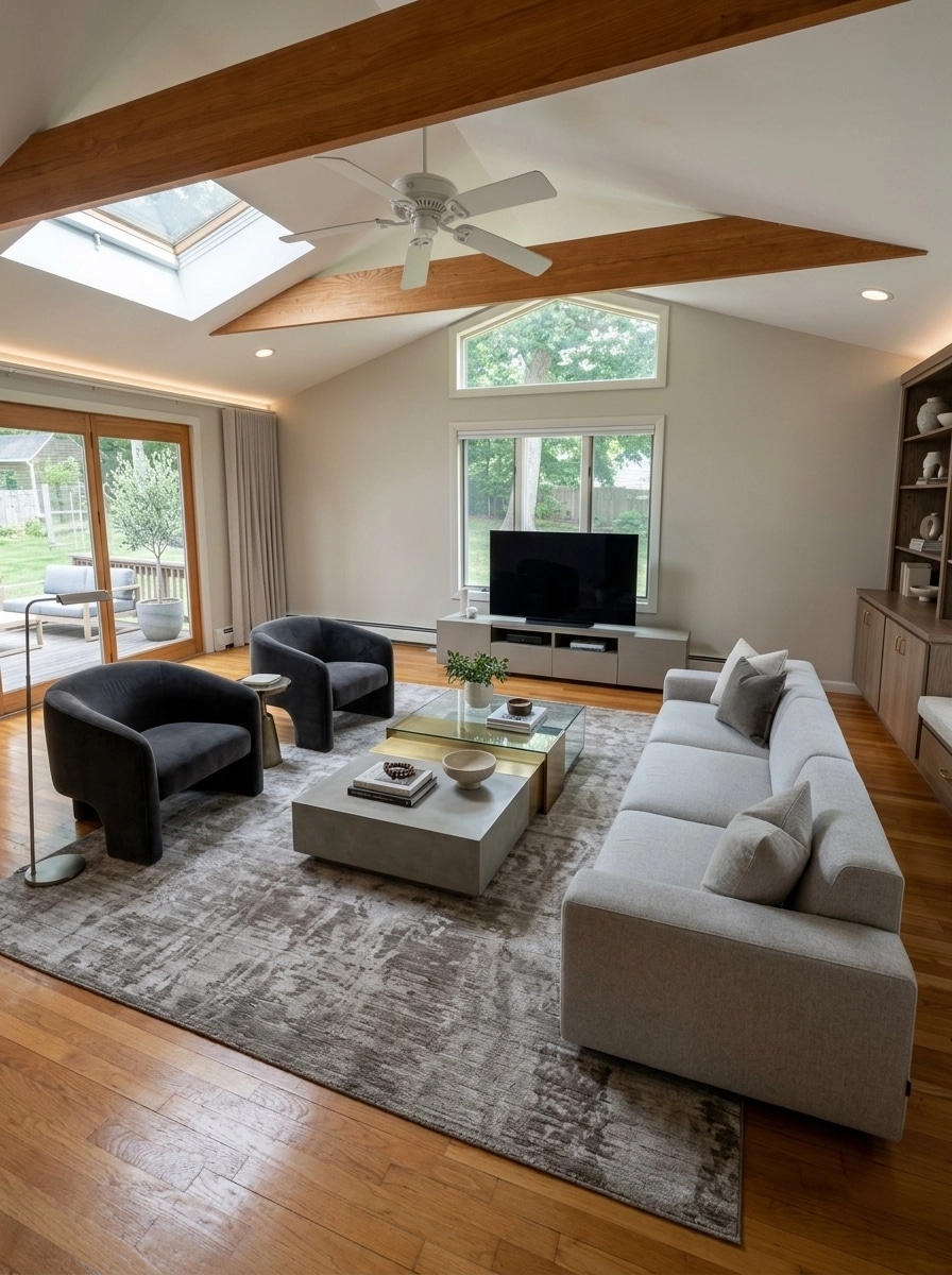 Interior design in Contemporary style — Living Room by GenRoom AI