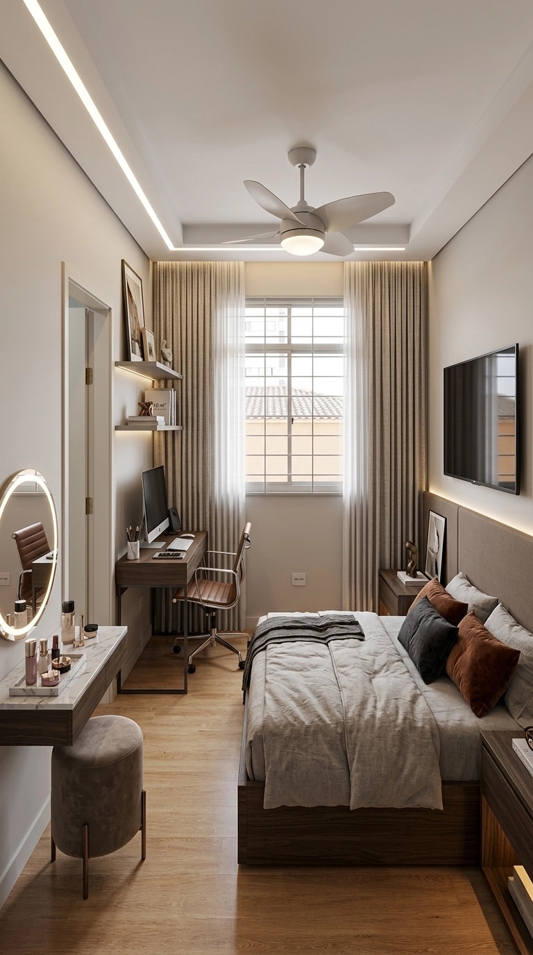 Interior design in Contemporary style — Bedroom by GenRoom AI