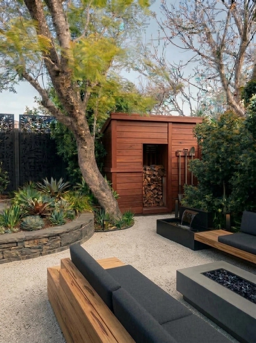 Contemporary Yard Yard design — yard photo by GenRoom AI