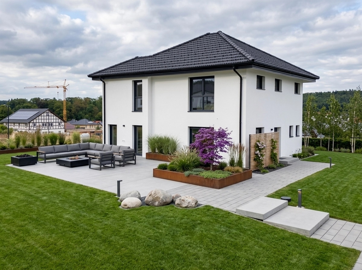Landscape design in Minimalist Yard style — Yard by GenRoom AI