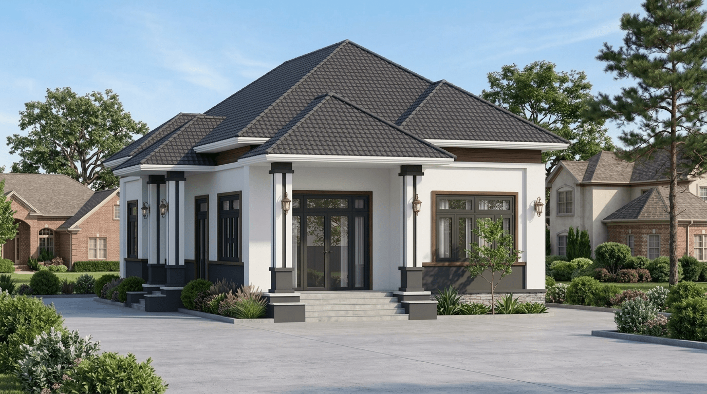 Facade design in Contemporary Facade style — Facade by GenRoom AI