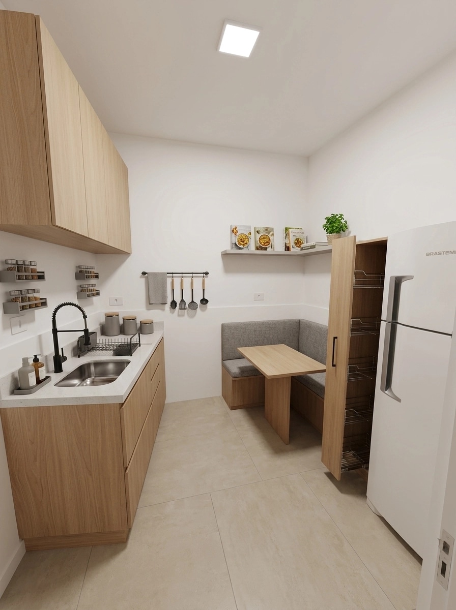 Kitchen interior in no_style style — photo by GenRoom AI