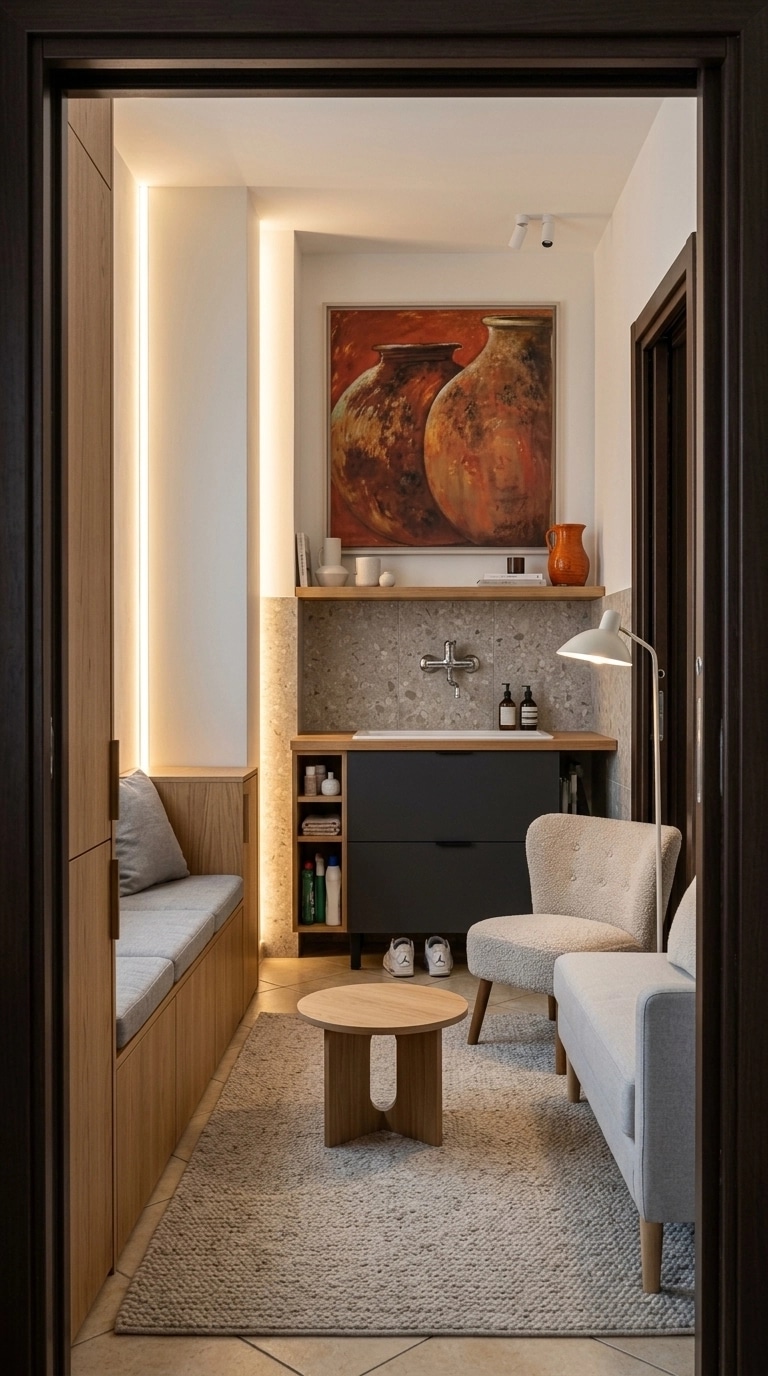 Scandinavian Living Room design — interior photo by GenRoom AI