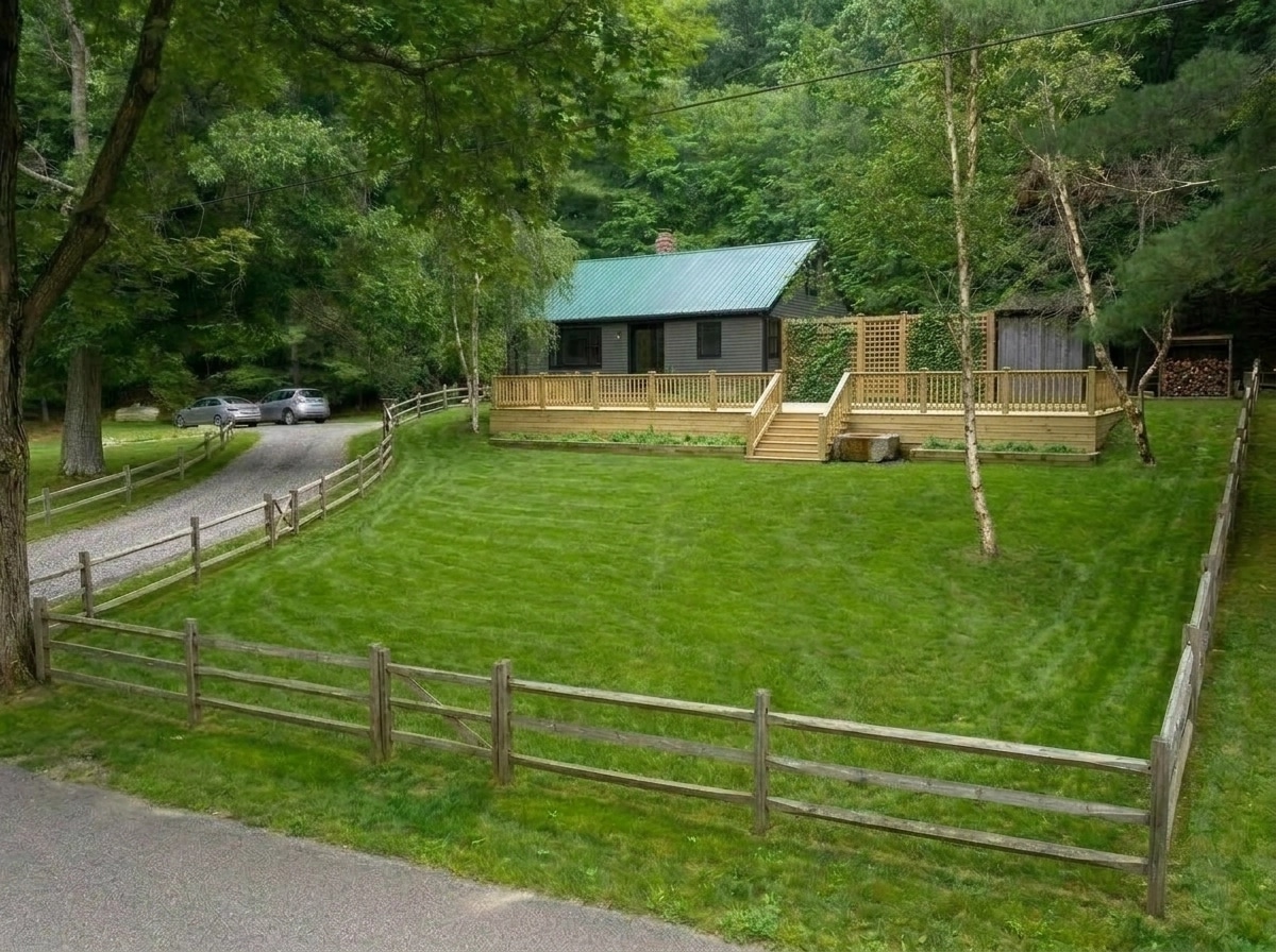 Landscape design in Scandinavian Garden style — Yard by GenRoom AI