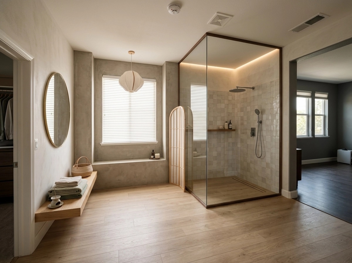 Japandi Banheiro design — interior photo by GenRoom AI