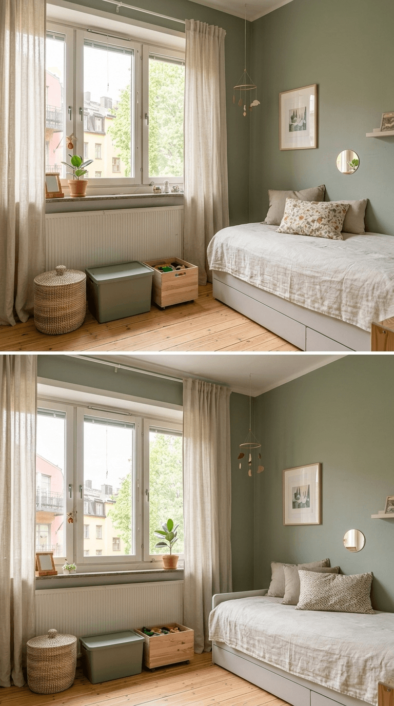 Interior design in Scandinavian style — Bedroom by GenRoom AI
