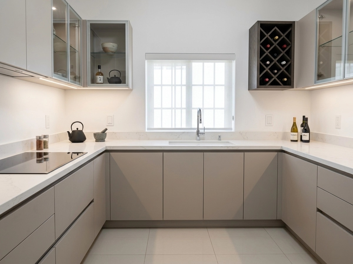 Minimalism Dapur design — interior photo by GenRoom AI