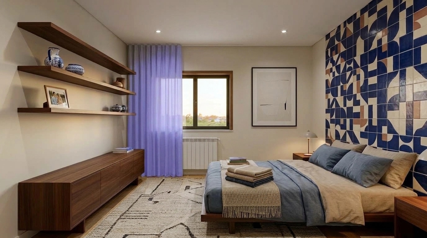 Portuguese Modern Chambre design — interior photo by GenRoom AI