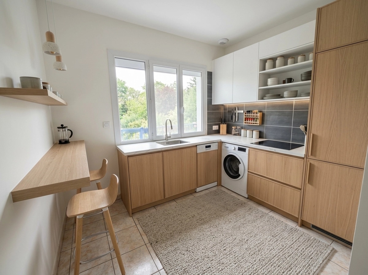 Scandinavian Kitchen design — interior photo by GenRoom AI