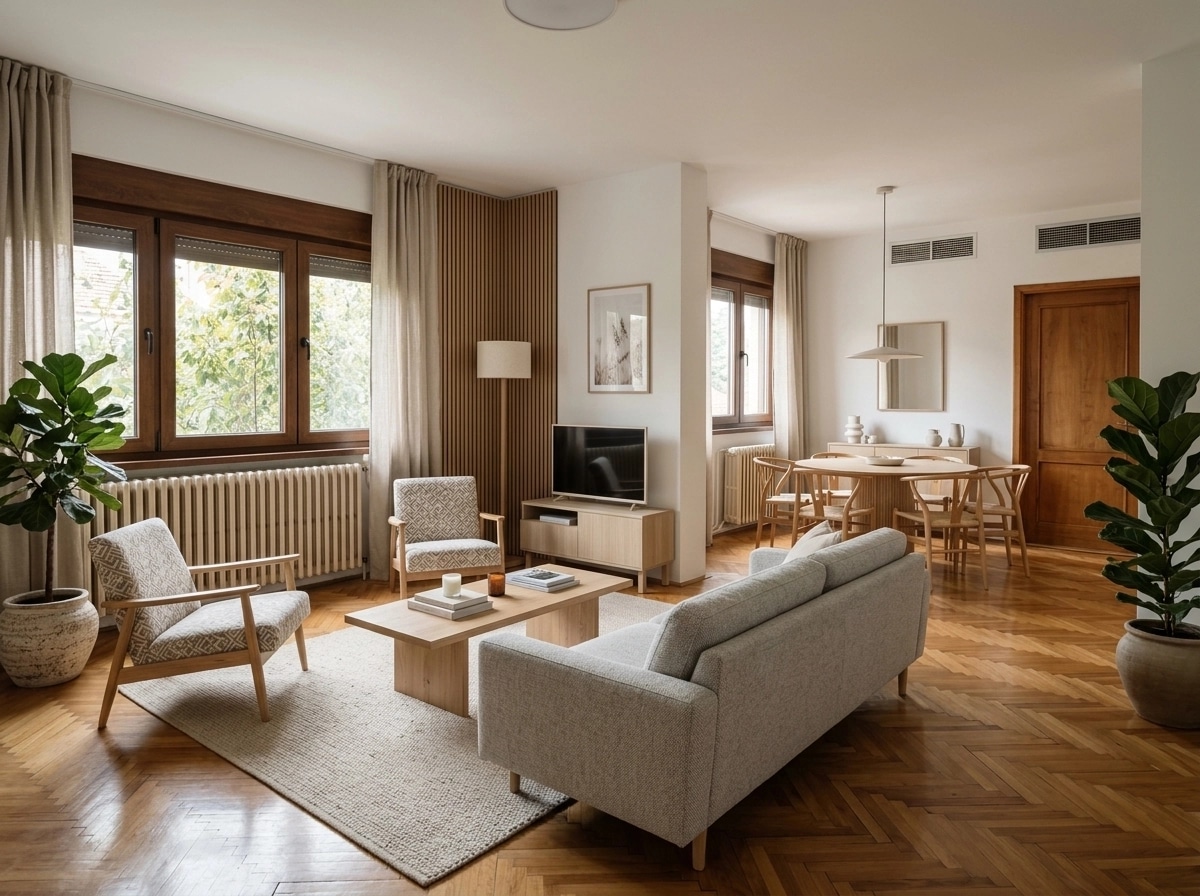 Scandinavian Living Room design — interior photo by GenRoom AI