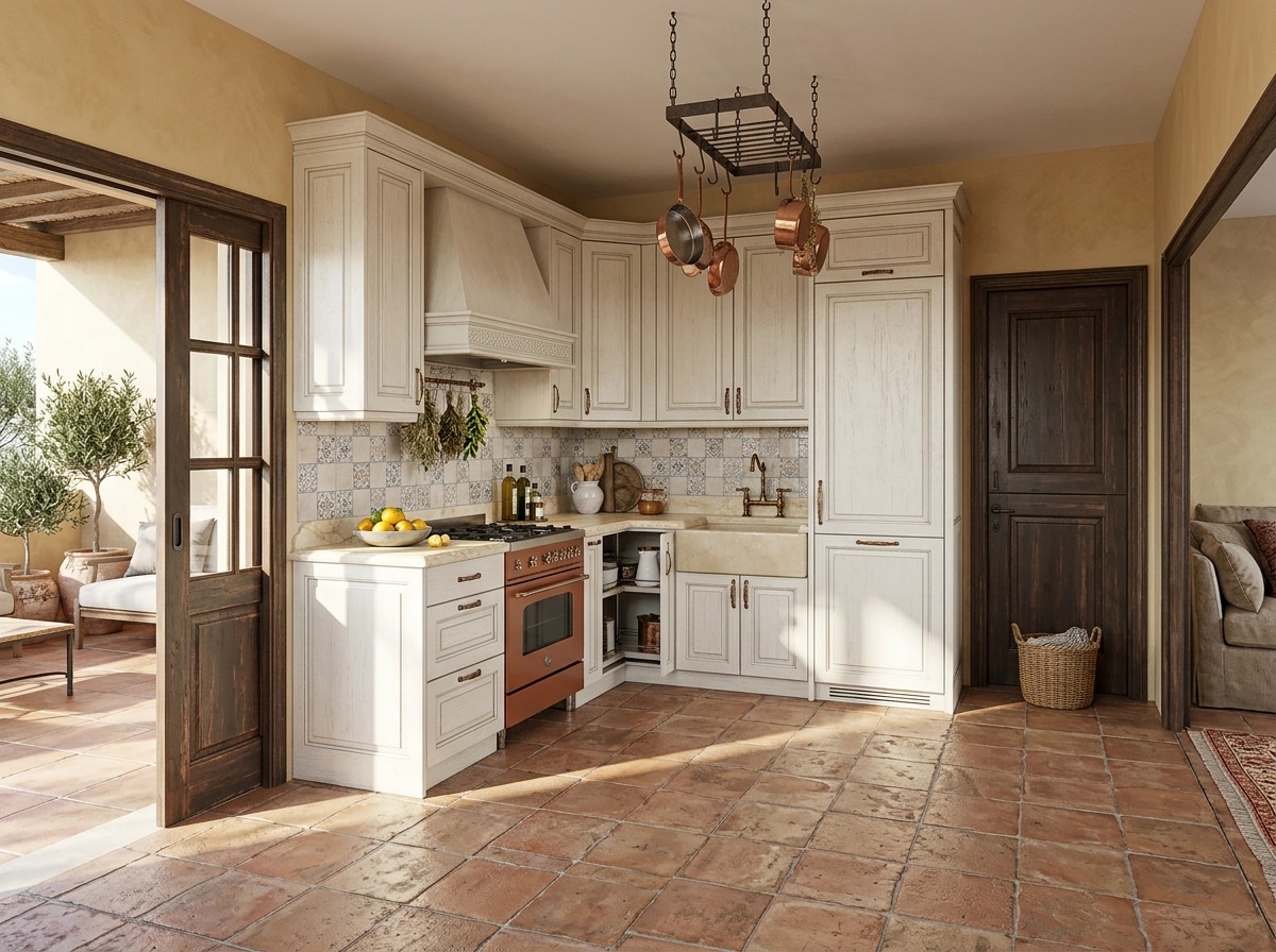 Interior design in Mediterranean style — Kitchen by GenRoom AI