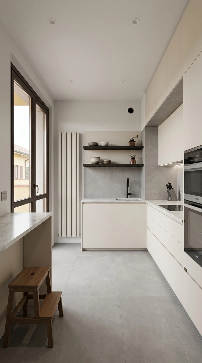 Minimalism Kitchen design — interior photo by GenRoom AI