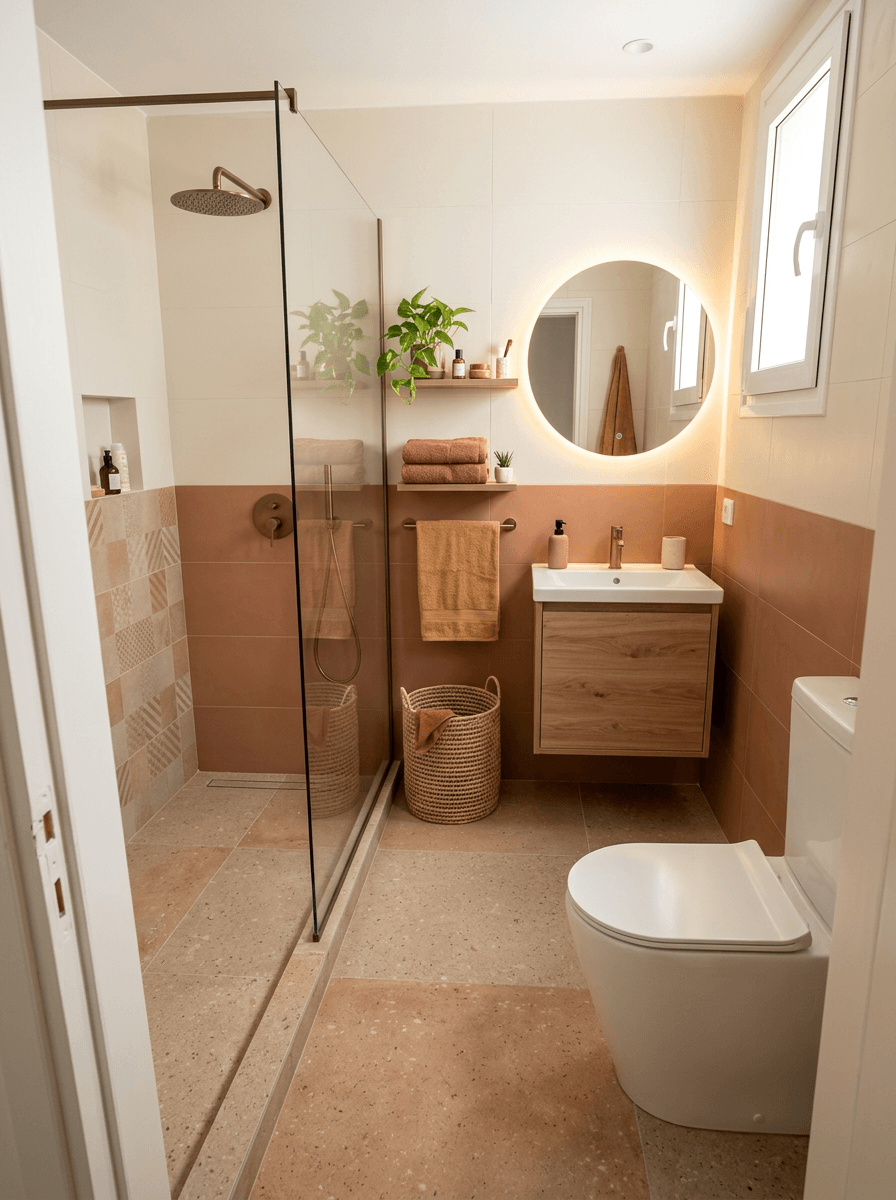 Contemporary Bathroom design — interior photo by GenRoom AI