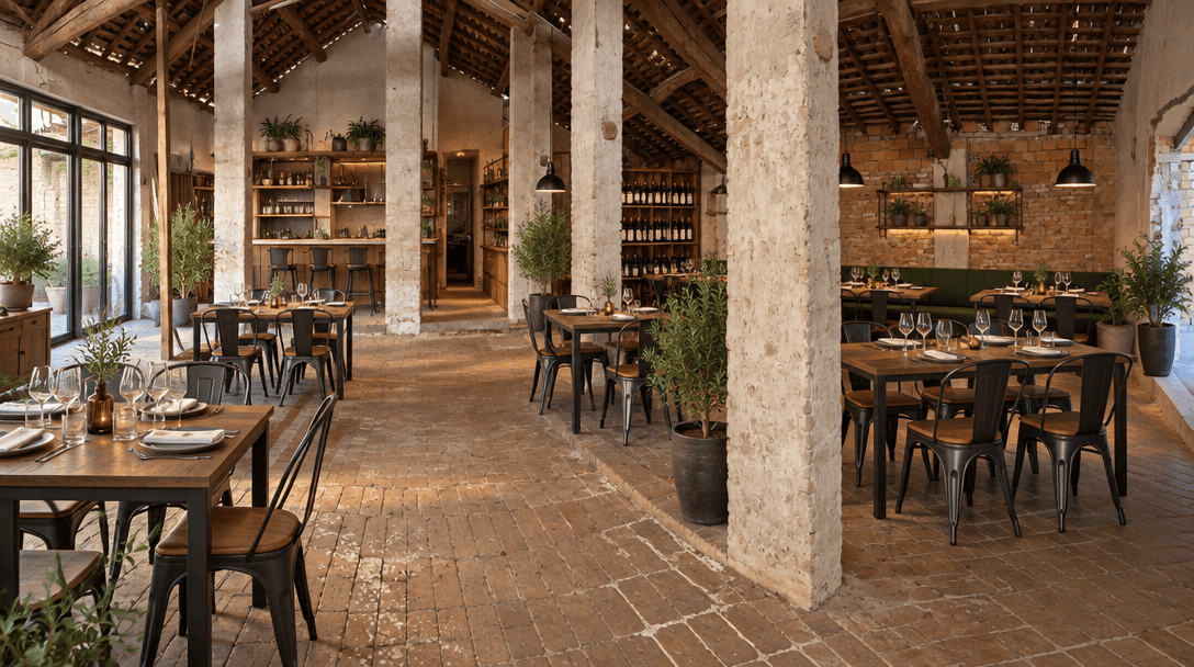 Interior design in Loft / Industrial style — attic by GenRoom AI