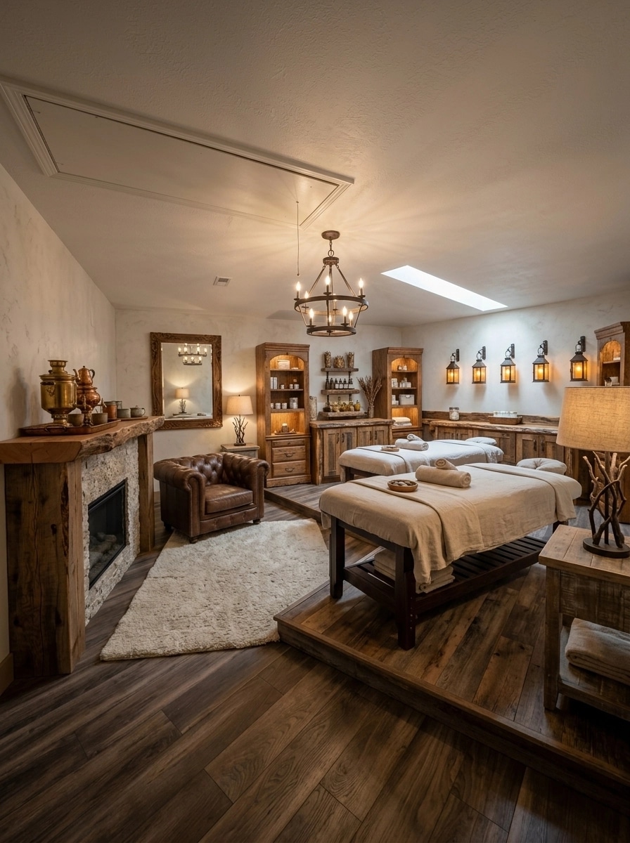 Rustic Ufficio design — interior photo by GenRoom AI