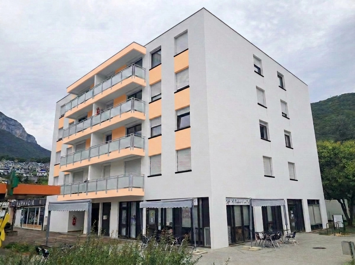 Facade design in Blacktec Facade style — Facade by GenRoom AI