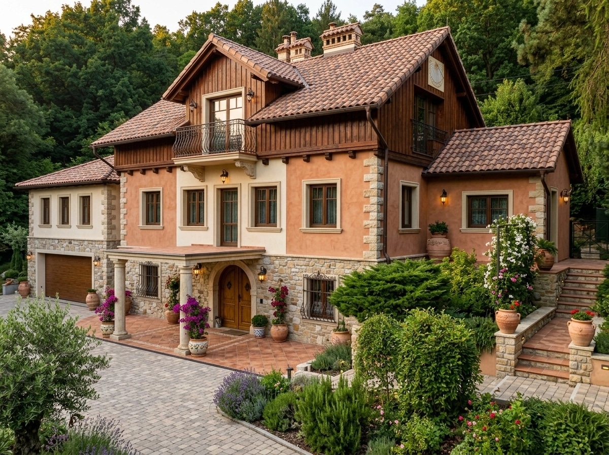 Facade design in Mediterranean Facade style — Facade by GenRoom AI