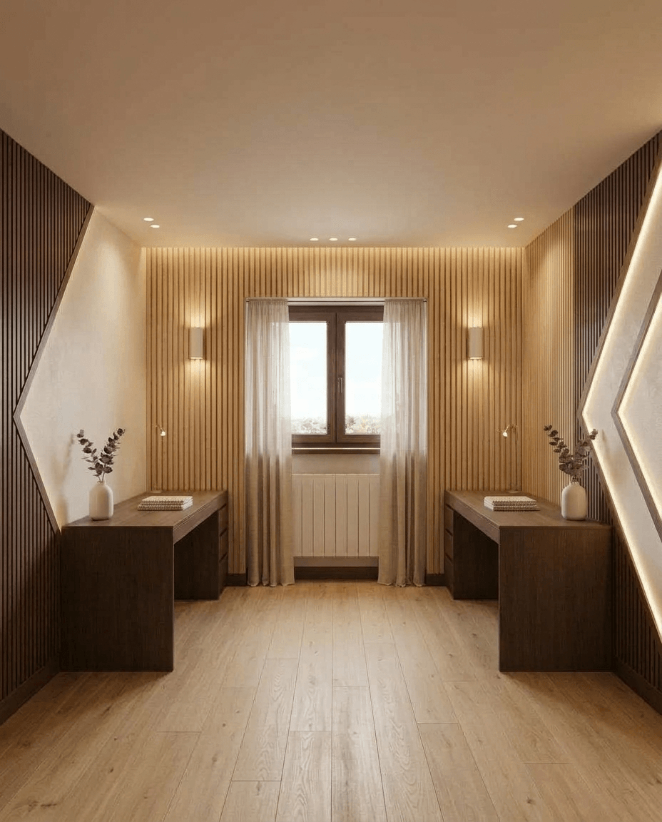 Interior design in Scandinavian style — home_office by GenRoom AI