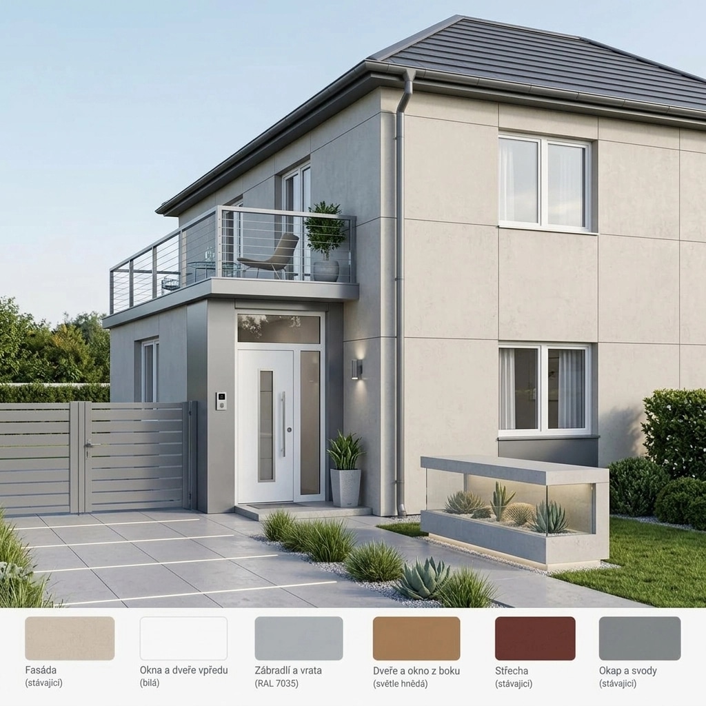 Facade design in Hi-Tech Facade style — Facade by GenRoom AI