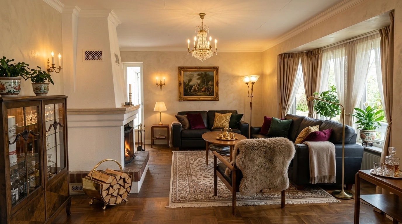 Interior design in Classic style — Living Room by GenRoom AI