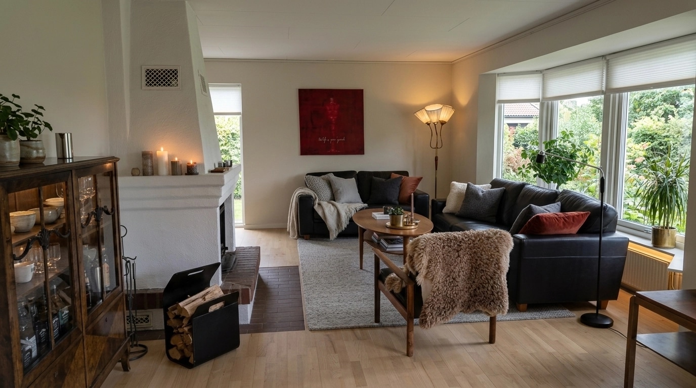 Scandinavian Living Room design — interior photo by GenRoom AI