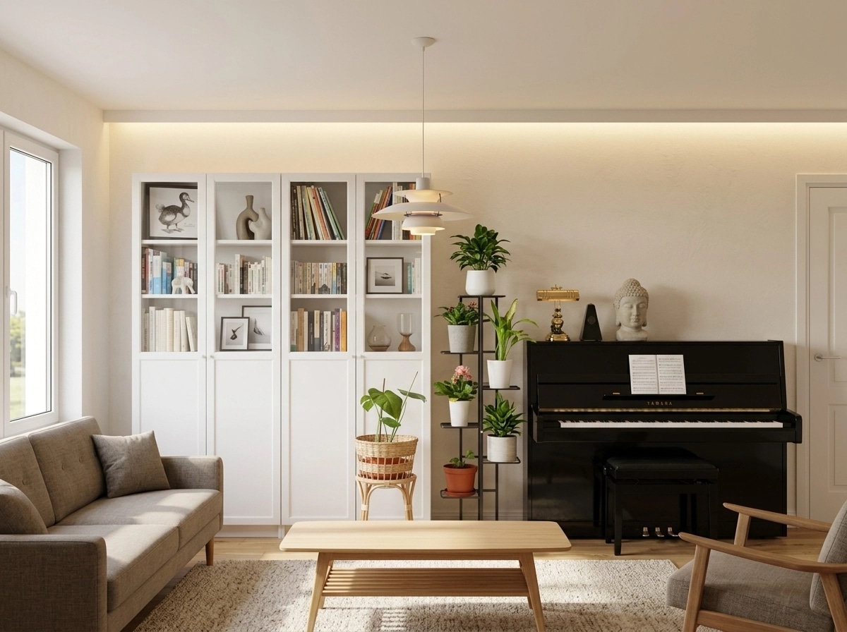 Scandinavian Living Room design — interior photo by GenRoom AI