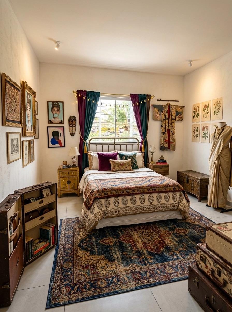 Interior design in Eclectic style — Bedroom by GenRoom AI