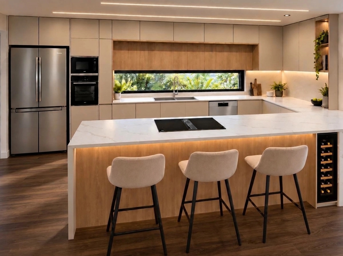 Kitchen interior in no_style style — photo by GenRoom AI