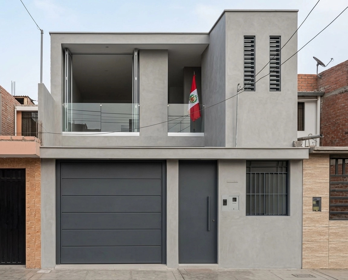 Minimalist Facade Facade design — facade photo by GenRoom AI