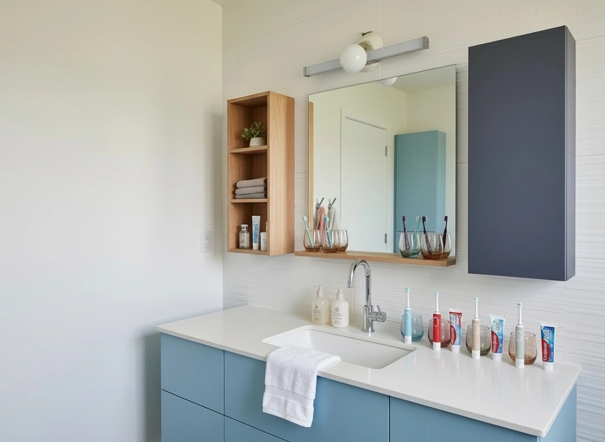 Bathroom interior in no_style style — photo by GenRoom AI