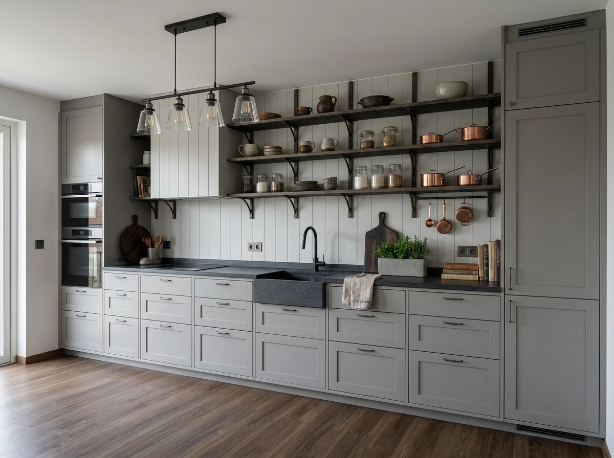 Modern Farmhouse Kitchen design — interior photo by GenRoom AI