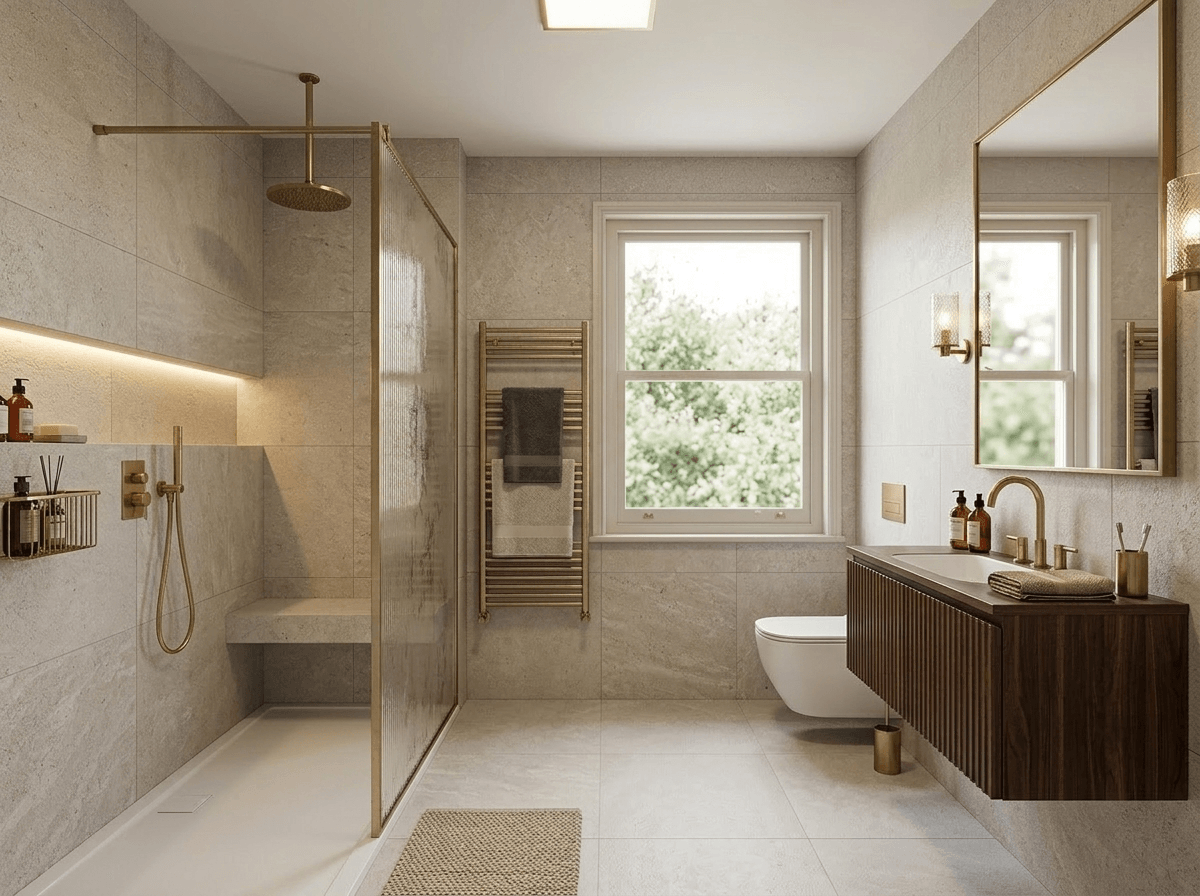 Bathroom interior in no_style style — photo by GenRoom AI