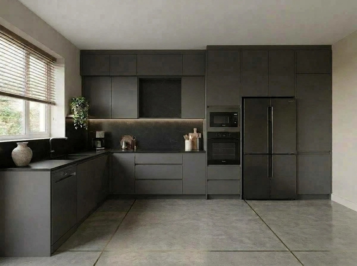Kitchen interior in Contemporary style — photo by GenRoom AI