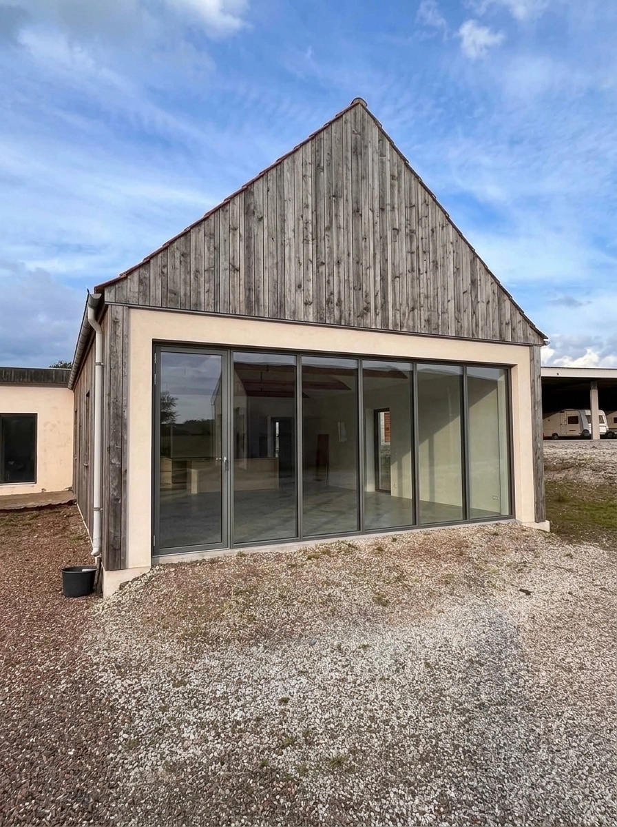 Facade design in Scandinavian Facade style — photo by GenRoom AI