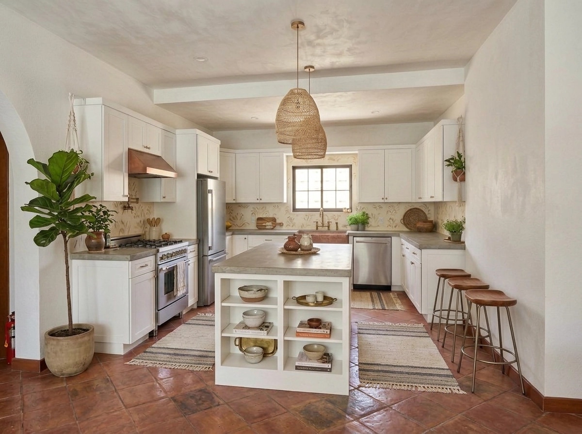 Bohemian Kitchen design — interior photo by GenRoom AI