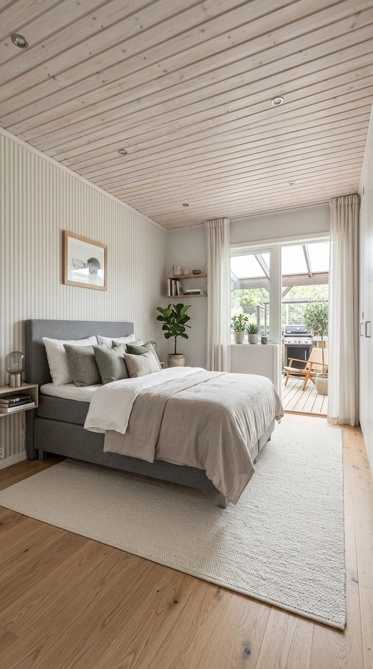 Scandinavian Bedroom design — interior photo by GenRoom AI