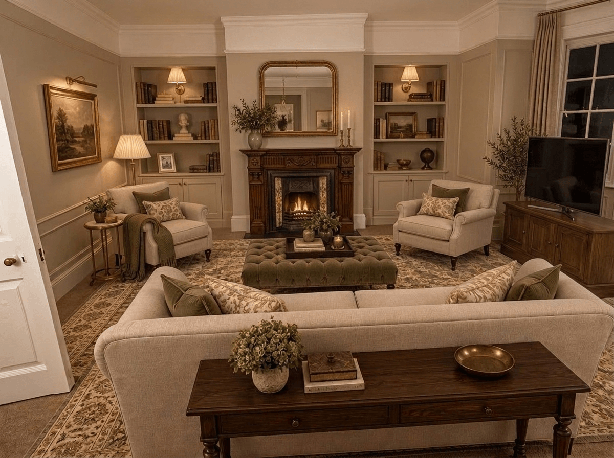 Interior design in Classic style — Living Room by GenRoom AI