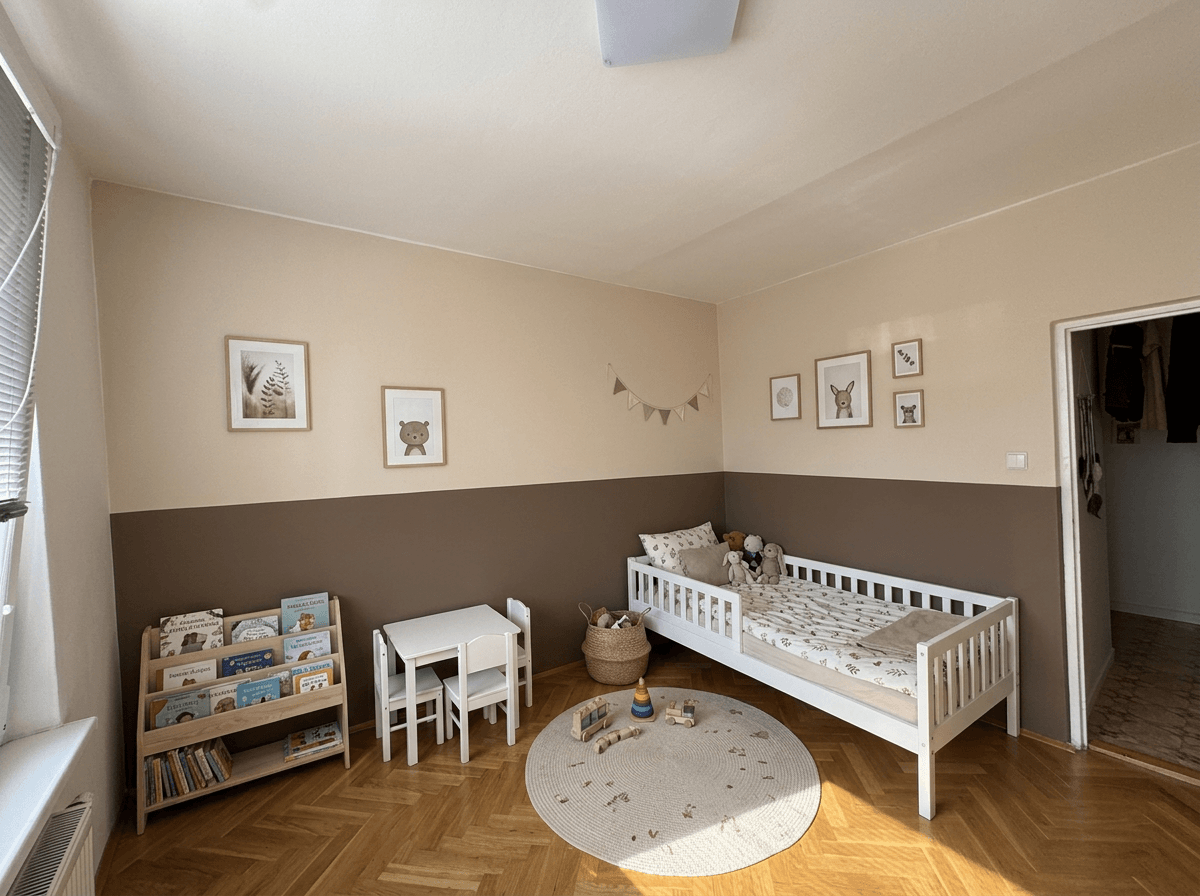 Interior design in Minimalism style — Kids Room by GenRoom AI