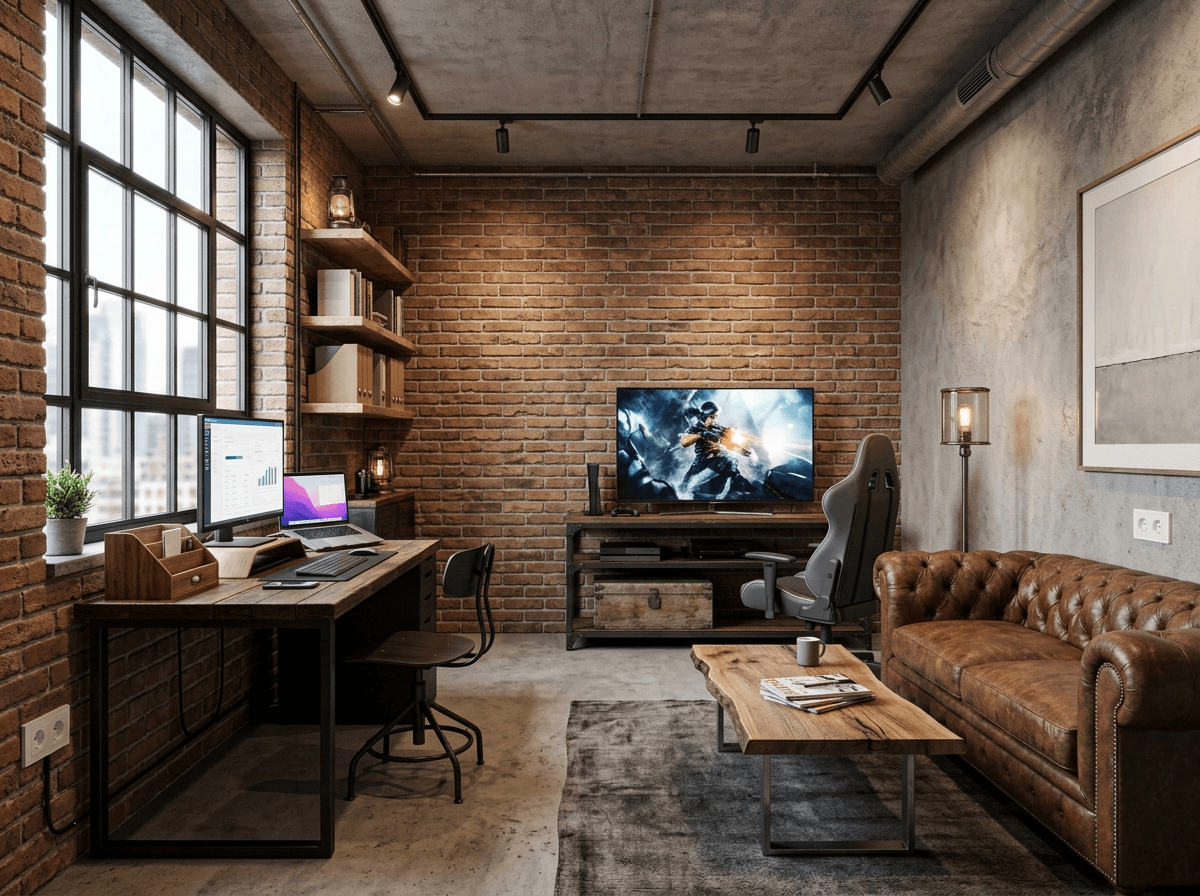Interior design in Loft / Industrial style — other by GenRoom AI