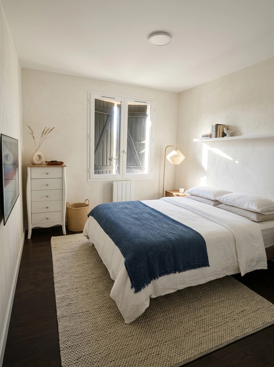 Minimalism Bedroom design — interior photo by GenRoom AI