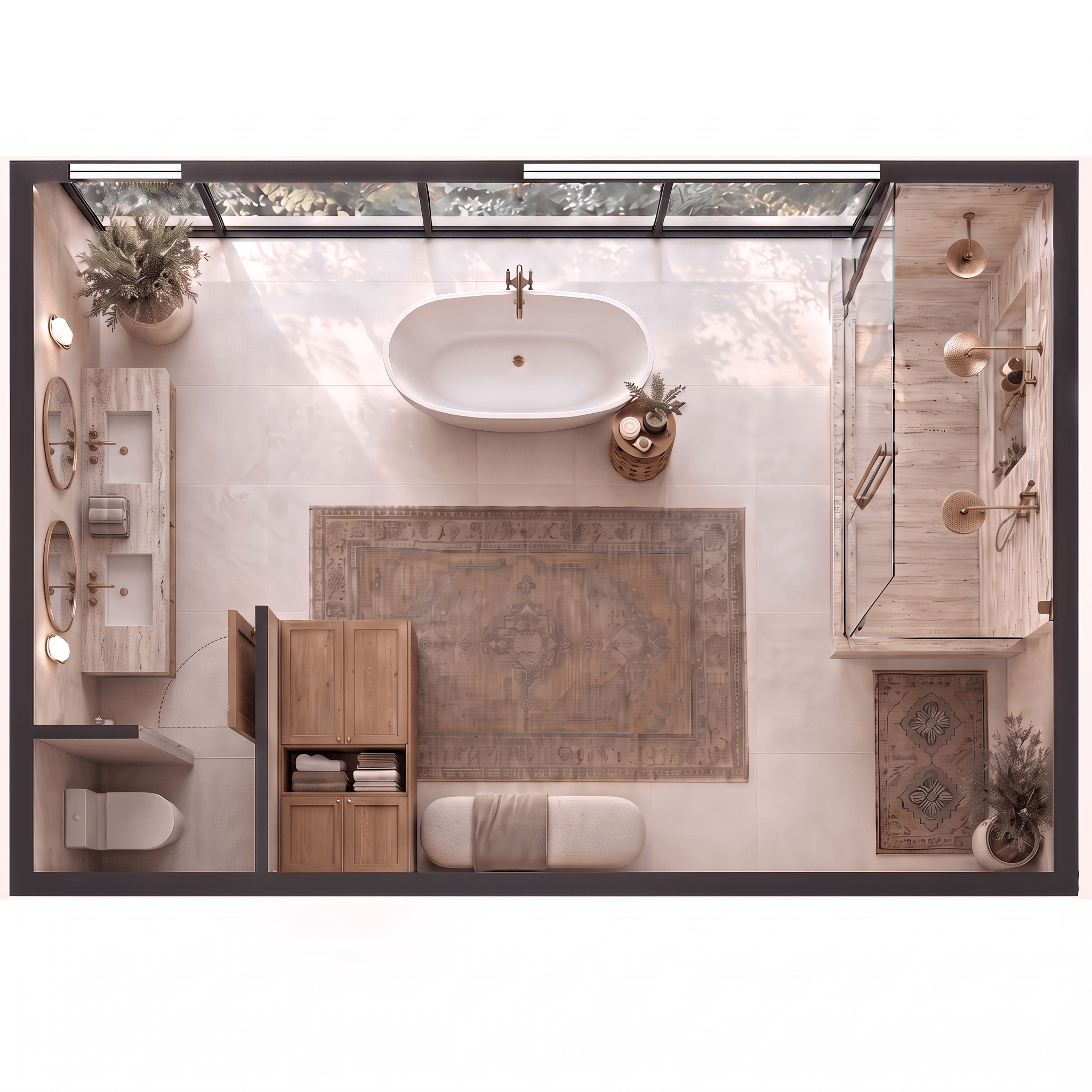 Interior design in Contemporary style — Living Room by GenRoom AI