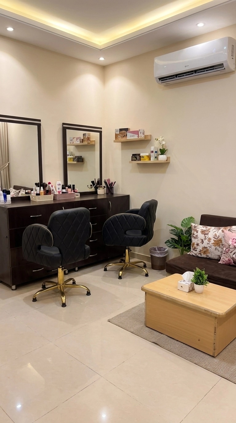 Interior design in Minimalism style — beauty_salon by GenRoom AI