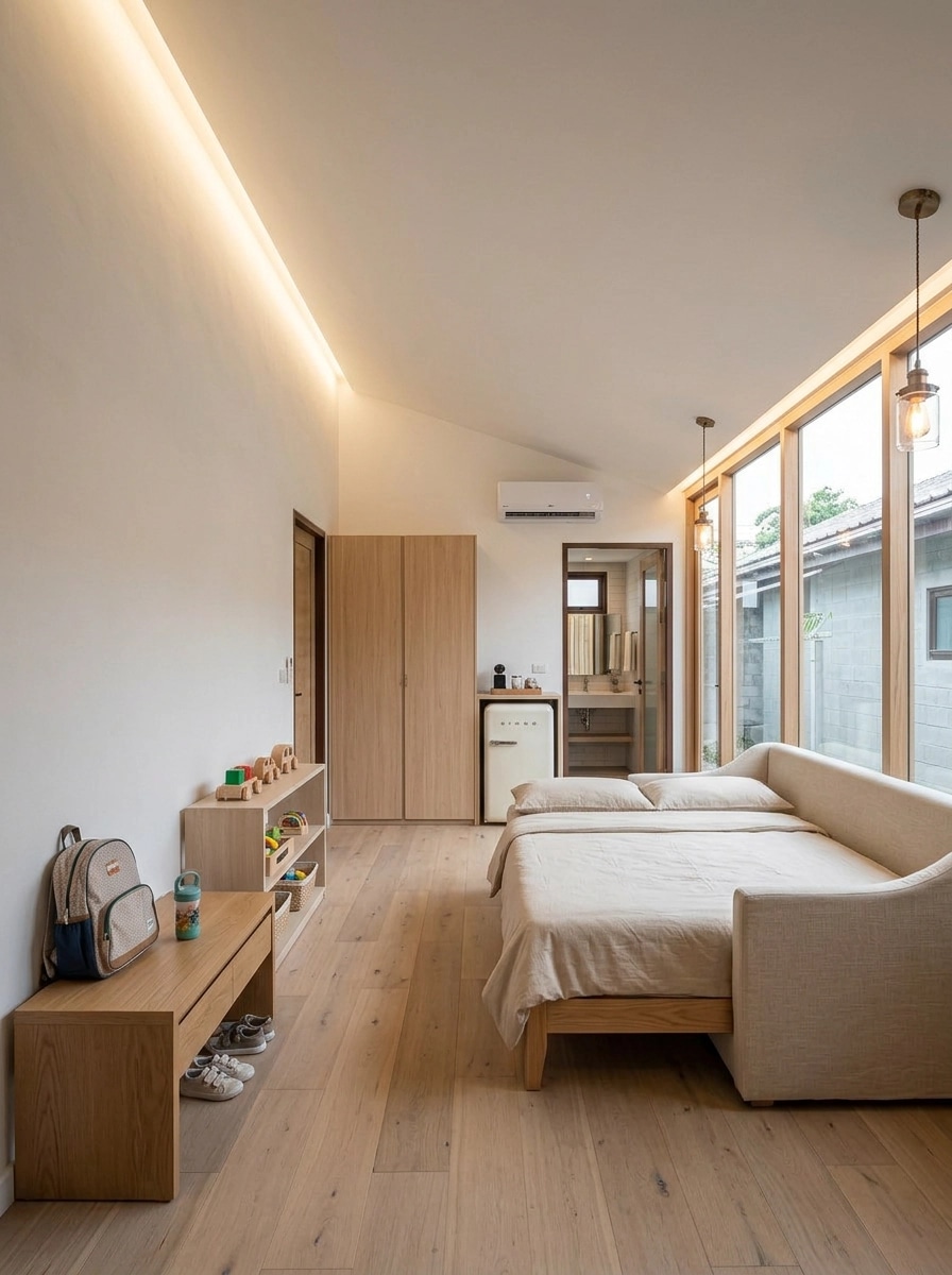 Interior design in Modern Farmhouse style — home_office by GenRoom AI